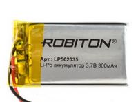 imgАккумулятор Robiton LP502035 3.7В 300mAh