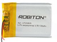 imgАккумулятор Robiton LP232635 3.7В 130mAh
