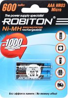 imgАккумулятор Robiton AAA 600 - (2шт)