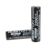 imgАккумулятор Robiton 18650 2200mAh c защитой