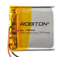 imgАккумулятор Robiton LP603030 3.7В 500mAh