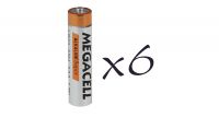 imgБатарейка Megacell Super Alkaline AAA/LR03 - (6шт)