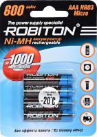 imgАккумулятор Robiton AAA 600 - (4шт)
